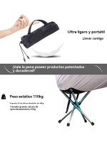 Silla plegable camping Portátil inoxidable Pesca al aire libre acero camping - details 8
