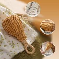 Sonajeros de ratán hechos a mano, juguetes educativos para cuna de niños, accesorios de campana de mano móvil, juguete sensorial infantil, mordedor para bebé, regalos - details 3