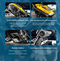 JJRC Q183 RC Car 2.4G Amphibious All Terrain Tracked Tank Remote Control Truck Climbing Off-Road Vehicle Waterproof Toy Kid Gift - details 3