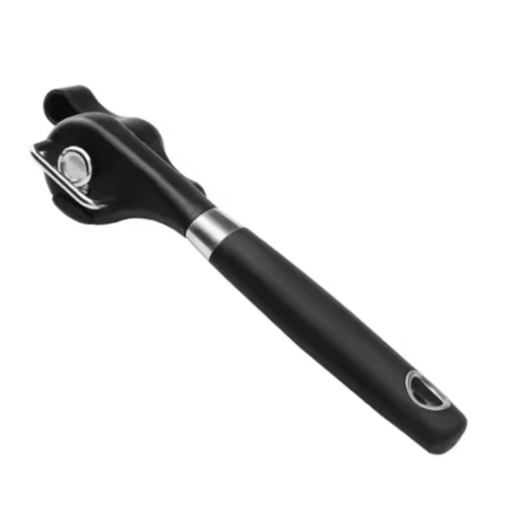 Abrelatas de Acero Inoxidable Agarre Fácil Corte Lateral Abertura Manual Cocina y Dinería - 1