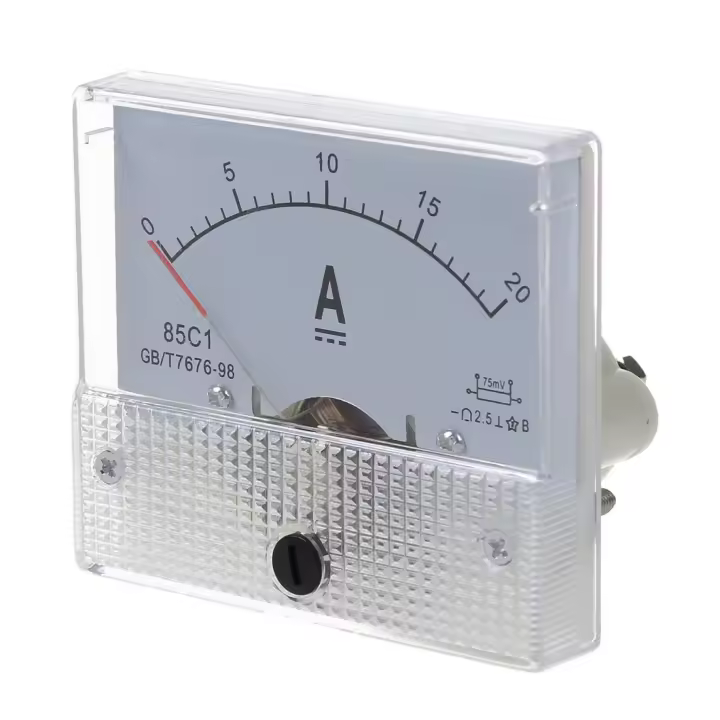 Medidor de Panel de amperios analógicos, amperios de corriente, 20A, nuevo - 1