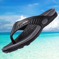 Nuevas zapatillas ligeras de moda de verano para hombre, zapatillas informales transpirables para interiores y exteriores - details 1