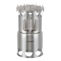 Lixada - Estufa de leña portátil de acero inoxidable para acampar al aire libre, quemador de cocina liviano para picnics - details 9