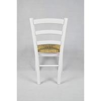 Venezia para Cocina y Comedor, Estructura en Madera de Haya barnizada Color Blanco y Asiento - details 4