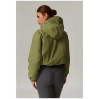 Chaqueta con capucha para mujer Chaqueta de invierno cálida con dobladillo con cordón Chaqueta de invierno impermeable y aislante - details 12