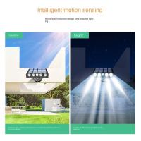 Luz LED Solar impermeable IP65, 3 modos, lámpara de calle con Sensor de movimiento montado en la pared, ahorro de energía, fácil de instalar, lámpara Solar de pared - details 2