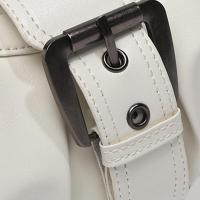 Y2K Punk Street Bag White Ant Arm Cruiser con cierre magnético, correa ajustable, bolsillos de cadena y estilo rock para mujer - details 5