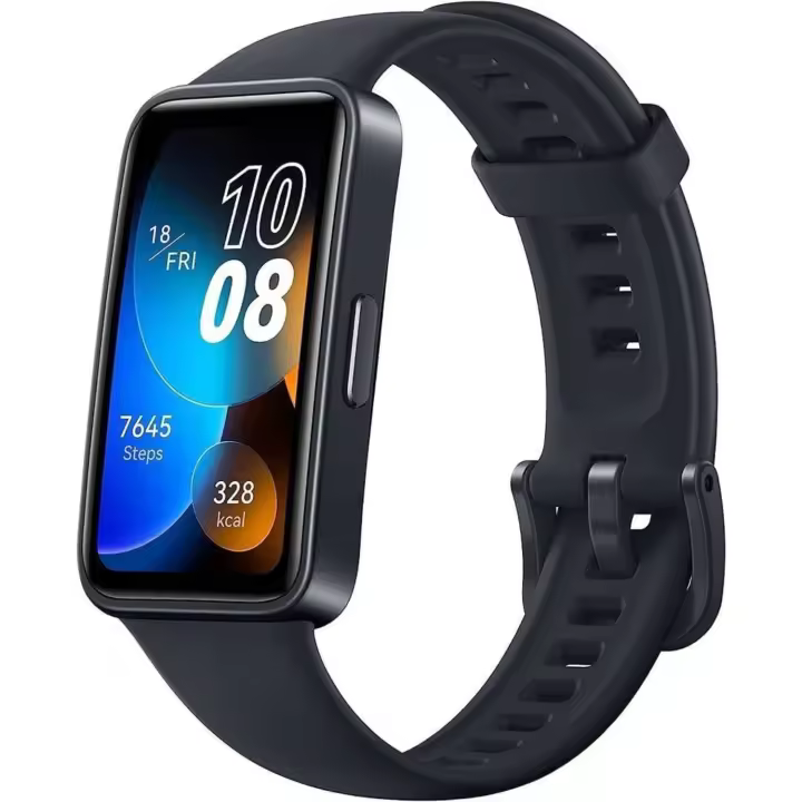 Hot HUAWEI Watch Band 8 Smartwatch 1.47" AMOLED con correa de silicona Duración de batería de 14 días, monitoreo cardíaco, resistente al agua - Medianoche - 1