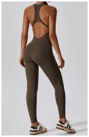 Traje de gimnasio de Yoga para mujer, mono de entrenamiento, ropa deportiva para correr, ciclismo, conjunto de gimnasio - details 12