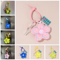 Bolsa de flores de dopamina portátil, colgante de cadena acrílica, tela, mochila fresca, decoración, bolsa, dijes, cordón Floral relleno para niños - details 0