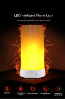 Bombilla de luz LED con efecto de llama, lámpara de Ambiente de llama decorativa parpadeante con carga USB, barra de fiesta de fuego vívido Artificial - details 0