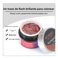 Estrellas brillantes flash platino esmalte de uñas pegamento 12 colores celebridades de Internet popular blanqueamiento salón de uñas pegamento funcional especial - details 7