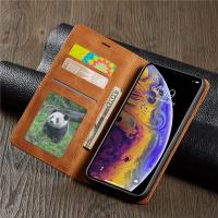 Funda tipo billetera fina de piel de ante para iPhone 11 12 13 14 15 16 Pro Max Mini XR XS 8 7 6s 6 Plus SE 2020 5S funda con tapa imán fuerte - details 0