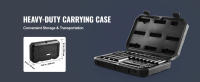 SucceBuy Juego de llaves de impacto de 3/8", juego de llaves métricas profundas de 18 piezas de 8-22 mm, acero de aleación CR-V de 6 puntos para reparación de automóviles - details 5