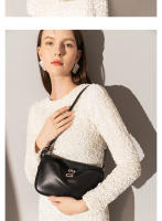 Bolso para mujer Nuevo bolso Kelly Bolso para las axilas Bolso cuadrado pequeño con cierre de cuero Bolso bandolera de hombro para viajeros - details 13