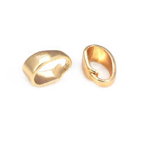 7x3,5 MM 6x4MM 7x5MM 9x4MM 18K Color oro latón dijes conector colgantes cierres suministros para fabricación de joyas accesorios Diy - details 25