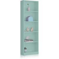 Estantería Juvenil de 6 Baldosas Vertical de Librería Acabado en Blanco - details 8