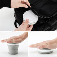 Taza plegable retráctil de silicona portátil - details 20