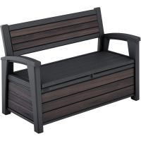 Baúl de Almacenamiento de Resina Grafito Capacidad de 265L Ideal para Ordenación de Jardín y Terraza 140 x 60 x 84 cm - details 19