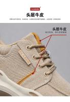 Canvas Trend 2024 Nuevo producto Logotipo de marca Zapatos deportivos de moda para hombre al aire libre informales con aumento de altura - details 4