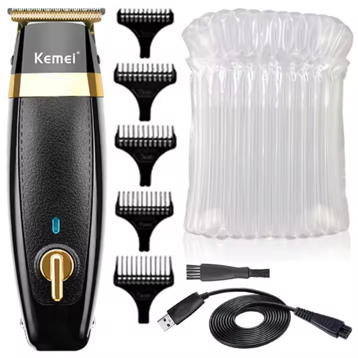 Kemei-cortadora de pelo profesional Original para hombres, máquina de corte de pelo recargable, para Barba, aseo eléctrico - 1