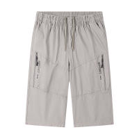 Pantalones Cargo Cortos de Algodón Puro para Hombres CHAIFENKO Versátiles, Transpirables, Ajuste Regular, Largo de Verano - details 7