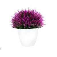 Plantas artificiales en maceta, bonsái verde, árbol pequeño, plantas de hierba, adorno en maceta, flores falsas para decoración del jardín del hogar, fiesta de boda - details 10