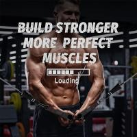 Mangos de gimnasio de Metal con anillo en D, mango de máquina de Cable resistente para entrenamiento con gancho para bandas de resistencia para el hogar, accesorios de Fitness - details 10