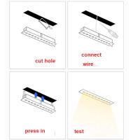 Luces de Cielo LED COB Downlights de Aluminio para Interiores de Sala de Estar Voltaje de 90-260V - details 7