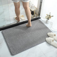 Alfombrilla antideslizante TPR para baño, alfombrilla absorbente para puerta de baño para el hogar, alfombrilla para los pies de la puerta, alfombrilla para puerta lavable a máquina de terciopelo de algodón fino - details 1