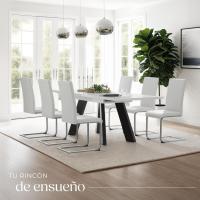 Juego de Sillas de Terciopelo Sillas de Comedor Ergonómicas Versátiles - details 95