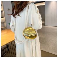 Bolso Concha Acrílica Fiesta Noche, Dorado Plateado Mujer con Bandolera Metal Brillante, Pequeño - details 21