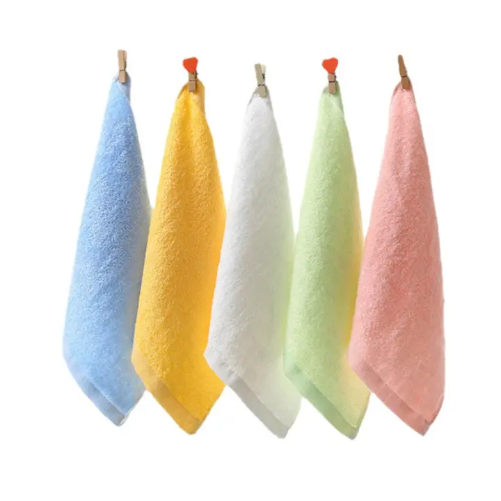 Juego de 5 Toallas de Fibra de Bambú, toalla de mano superfina, suave para cocina, baño - 1