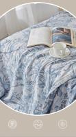 Manta de Algodón Gaze de 4 Capas Cubierta Refrescante para Cama Doble Ideal para Verano - details 4