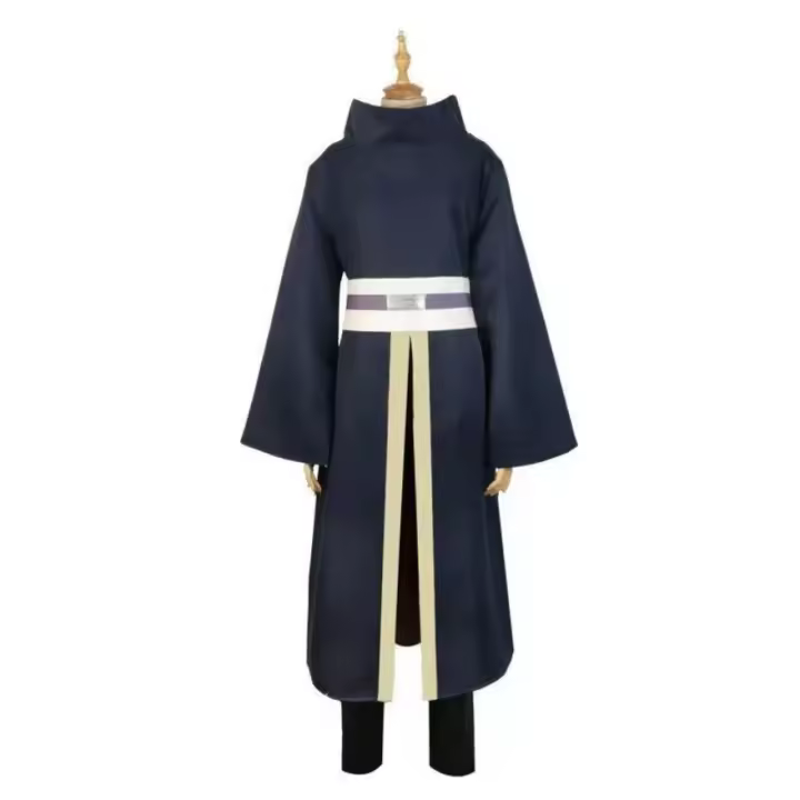 Disfraz de Anime Tobi Uchiha, máscara Obito, disfraces de fiesta de Halloween y Carnaval, traje para adultos, ropa de Ninja, máscara Shippuden Boris - 1