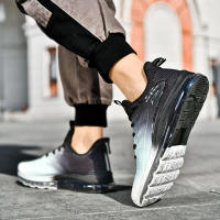 Zapatos para hombre con cojín de aire, zapatillas de malla, talla grande - details 4
