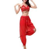 Conjunto Profesional de 2 Piezas para Mujer, Danza Oriental TRE, Danza del Vientre, Vestido para Adultos Bollywood - details 5