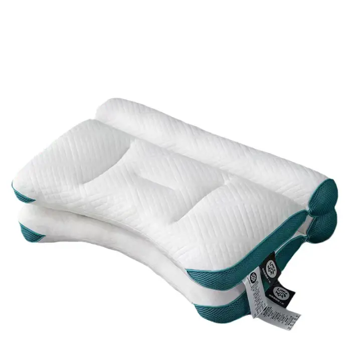 Almohada Cervical ortopédica para el cuello, Cojín de fibra de soja para ayudar a dormir y proteger el cuello, cómoda para el hogar - 1