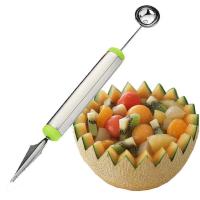 Plato de fruta, cuchillo para tallar, cuchara para melón, cuchara para helado, utensilios de cocina para agua, accesorios, herramientas para rebanar - details 1