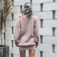 Vestido de ganchillo para mujer, corte holgado, un hombro, moda Otoño-Invierno 2025 - details 16