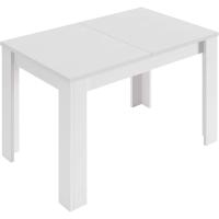 Comedor Extensible, Mesa de Salón o Cocina, Acabado en Blanco Artik y Roble Canadiense, Modelo Kendra - details 11