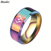 Besiko-Anillo de Anime Jujutsu Kaisen Ryomen Sukuna Itadori Yuji para hombres y mujeres anillo de fiesta de Cosplay joyería de moda accesorios de utilería regalo - details 5