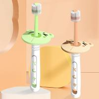 Mango de Nano cerdas para niños, cepillos de dientes de entrenamiento de bebé, cepillo de dientes de silicona de 360 grados, cuidado bucal - details 0