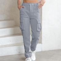 Pantalones Cargo de cintura alta para primavera y otoño con bolsillos Haruku para mujer, novedad en calidad coreana de los años 90 - details 7