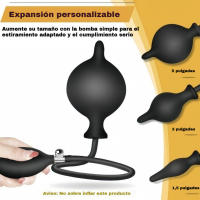 Enchufe de Silicona Expandible Seguro para el Cuerpo Impermeable, Enchufe Anal, Masajeador de Prostata, Juguetes Sexuales para Adultos, Juguetes Sexuales Gay - details 4