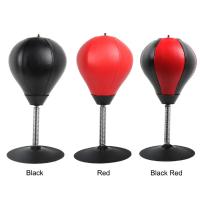 Bola de boxeo de escritorio de PU para aliviar el estrés, bolsa de boxeo de entrenamiento de velocidad de lucha, Muay Tai MMA - details 13