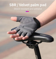 WEST BIKING-guantes de ciclismo reflectantes para hombre y mujer, manoplas de medio dedo para deporte, gimnasio, Fitness, bicicleta de carretera y montaña, Verano - details 8