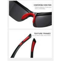 Gafas de sol deportivas polarizadas para exteriores, modelo nuevo 2025, con diseño de media montura y protección contra el viento - Gafas de sol para pesca - details 7