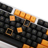 Teclas G de doble disparo CSA, accesorio para Teclado mecánico de Gaming MX, color negro y naranja, 150 teclas, perfil PBT - details 2