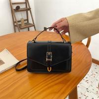 Bandolera mensajero de cuero de PU elegante, bolso bandolera de Color sólido, bolso de mano para mujer - details 4
